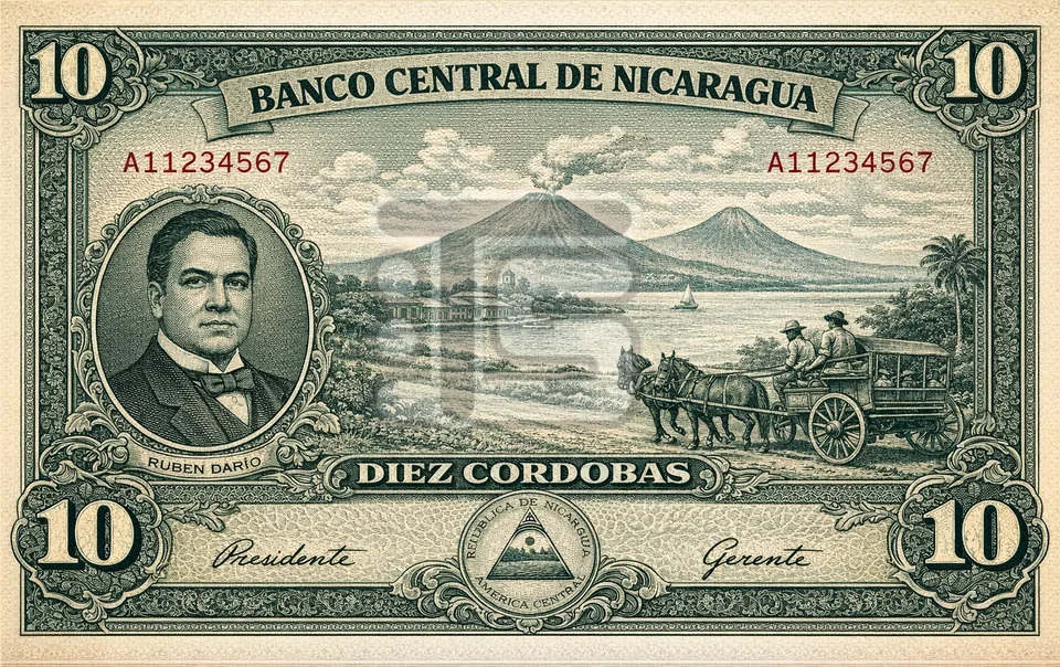 10 Cordoba banknote