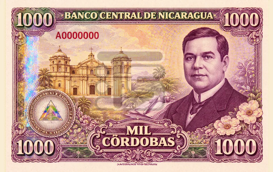 1000 Cordoba banknote