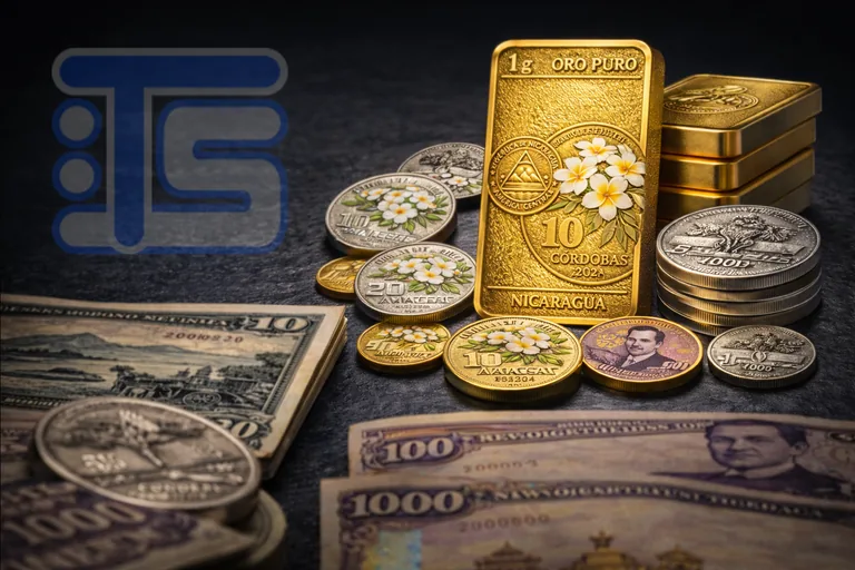 Ancient Greek and Roman coins in dramatic lighting on a dark surface