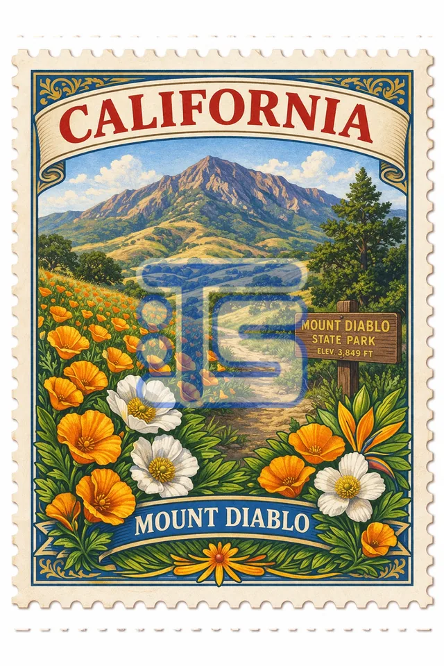 Mount Diablo Stamp