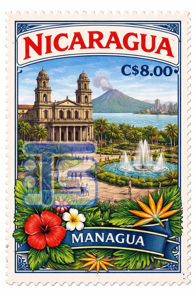 Managua Stamp