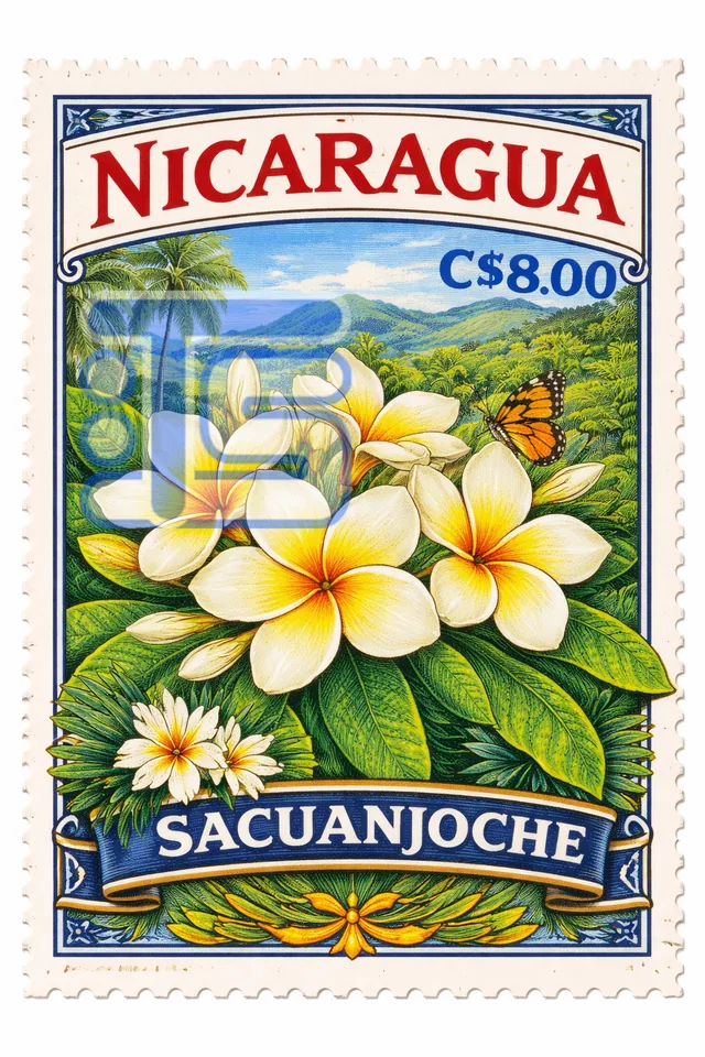 Sacuanjoche Stamp
