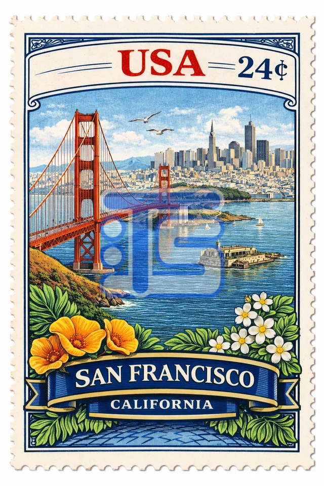 San Francisco stamp